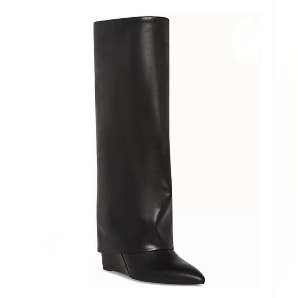 Madden Girl Black Heeled Boots